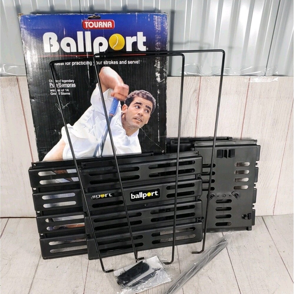 Ball Port Tennis Basket Sport Durable Polypropylene - HOLDS 80 BALLS - Stand